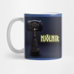 Mighty Mjolnir Thor Hammer Norse Mug